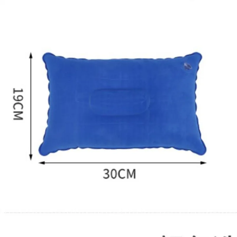 Квадратная Портативная Складная воздушная надувная подушка, двухсторонняя Флокированная Подушка, аксессуары для кемпинга
