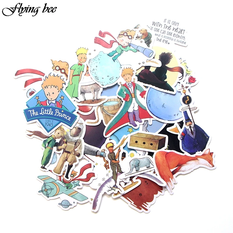 

20sets/lot ( 23pcs/set) Le Petit Prince Waterproof Stickers for DIY Laptop Luggage Phone Sticker Decoration Free Shipping X0023