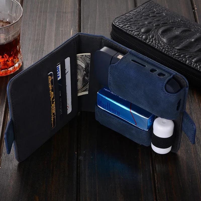 Горячее предложение PU кожа окно держатель для хранения технология iqos Аксессуары