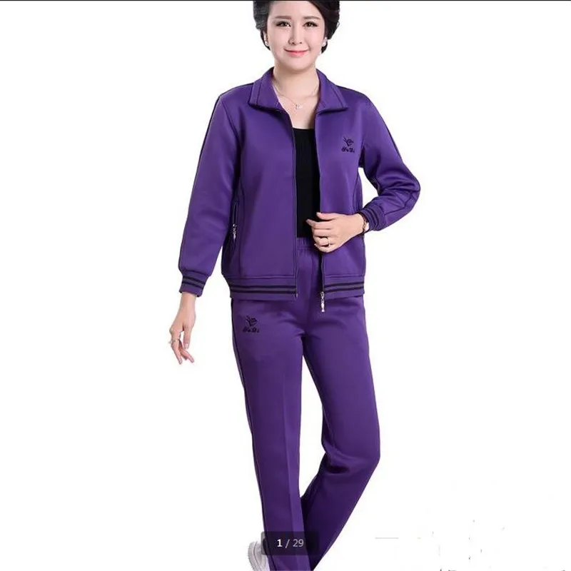 

Fashion clothing women 2018 Ladies tracksuit set 5XL Womens two piece set Spring/autumn Top and pants womens high quality K3601
