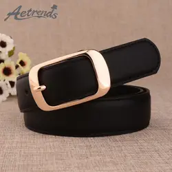 [AETRENDS] воловьей кожи Модные брендовая дизайнерская обувь ремни для женщин пряжки ремня одежда интимные аксессуары Z-2388