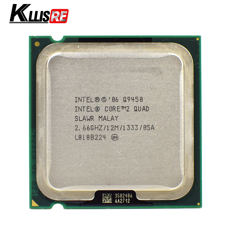 INTEL CORE 2 QUAD Q9450 Processor 2.66GHz 12MB FSB 1333 Desktop LGA 775 CPU best processor for laptop