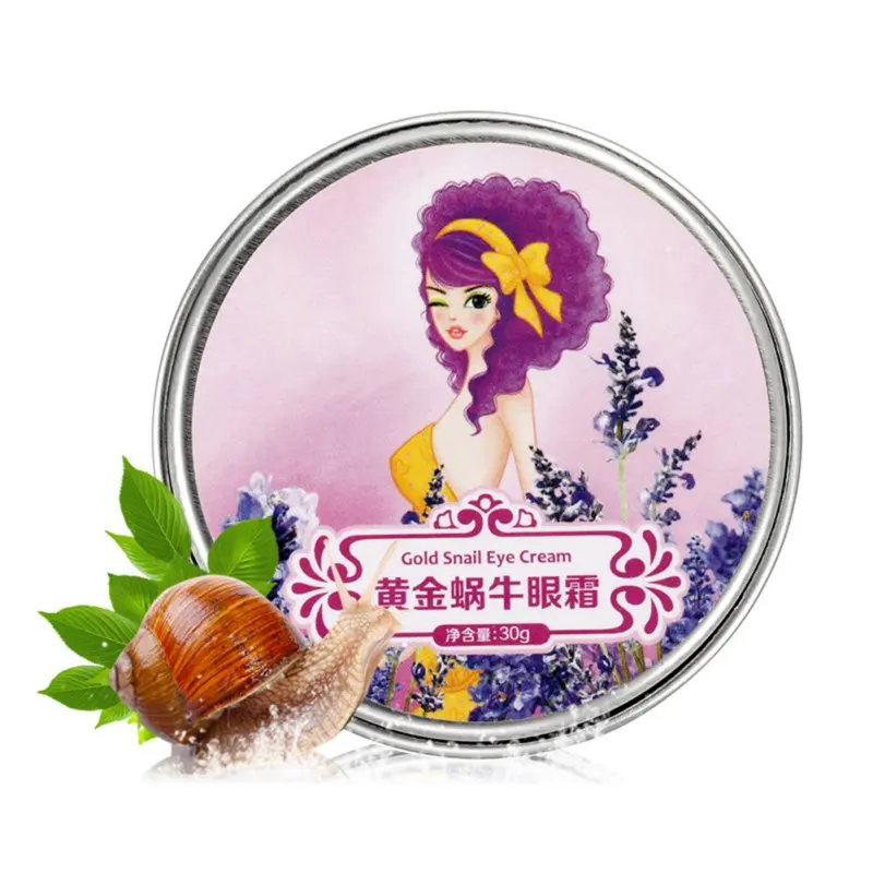 

Snail Eye Cream Gold Snail Cream Moisturizing instantly Anti-Dark Circles Anti Puffiness Wrinkles Repair Eye Cream