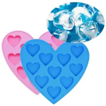 Новинка, повседневные, вечерние, силиконовые, для дома, в форме сердца, вечерние, для льда, в форме сердца, формы для льда, горячая распродажа