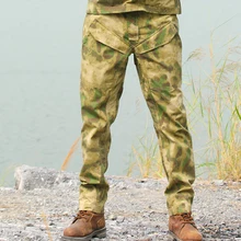 Tactical Cargo Long Pants 65/35 Ripstop Professional Woodland Pants Tactical FG Iron Black MilitaryTrousers Man Camouflage