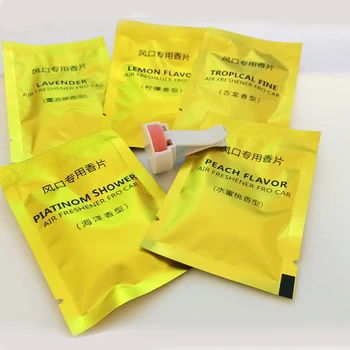 

2 bag Car air outlet scented film, scented aromatherapy car supplement liquid perfume supplement bag, air purifier