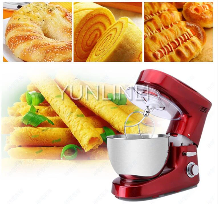 

6L Electric Dough Mixer Dough Maker Machine Egg Stirring Beater Dough Mixer Machine KM-8 Stand Food Mixer
