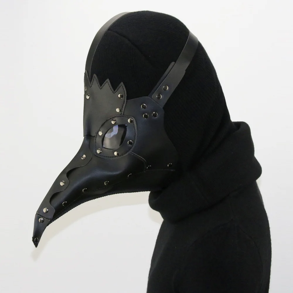 Стимпанк чума врачебная маска длинный нос Косплей Маскарадная маска эксклюзивный Готический Ретро Рок кожа Хэллоуин маски