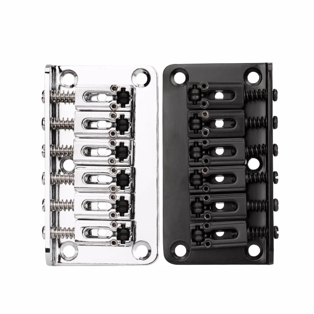

Homeland 6 String Fixed Hard Tail Guitar Bridge Guitar Tailpiece for 65mm Electric Guitar Accessories