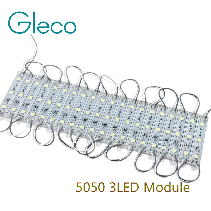 Светодиодный модуль 5050 RGB/желтый/зеленый/красный/синий/белый/теплый белый