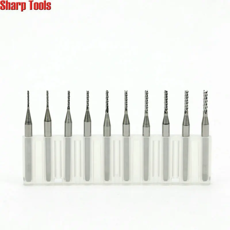 PCB Milling Bits CNC Router Cutters PCB Tools Carbide End Mill