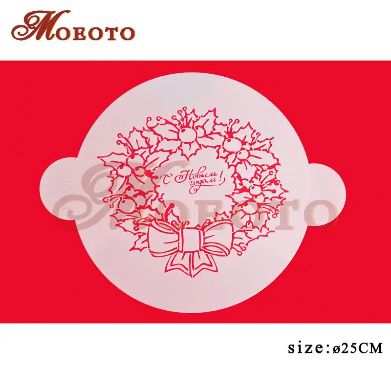 bow knot cake stencils wedding fondant Christmas cake DIY stencils