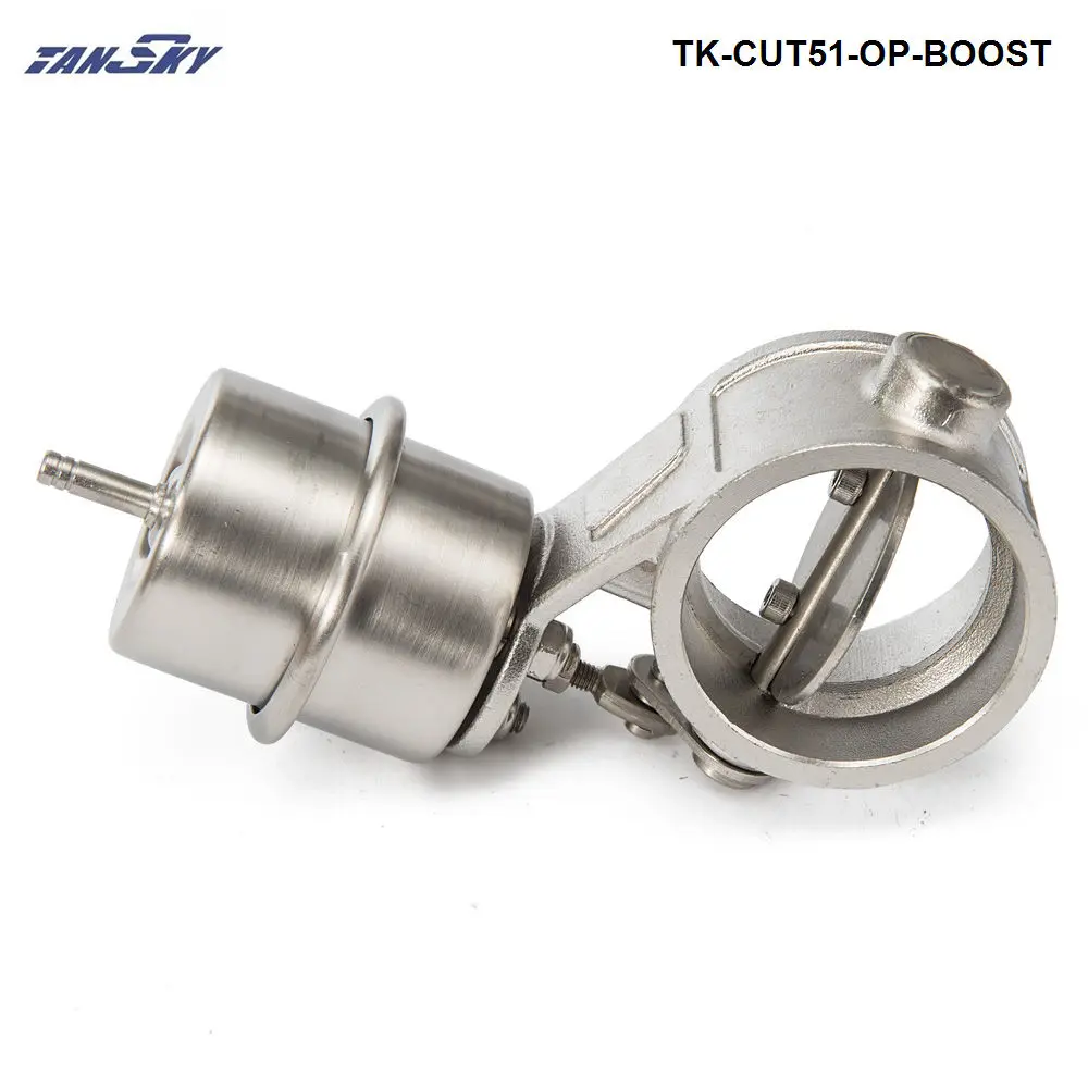 

Exhaust Control Valve Set Boost Actuator OPEN Style 51mm Pipe Pressure: about 1 BAR For Ford Mustang GT TK-CUT51-OP-BOOST