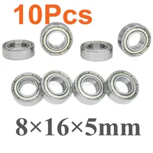 10Pcs Ball Bearings 8x16x5mm 85763 For RC Cars 1 8 1 10 Remote Control Buggy Monster