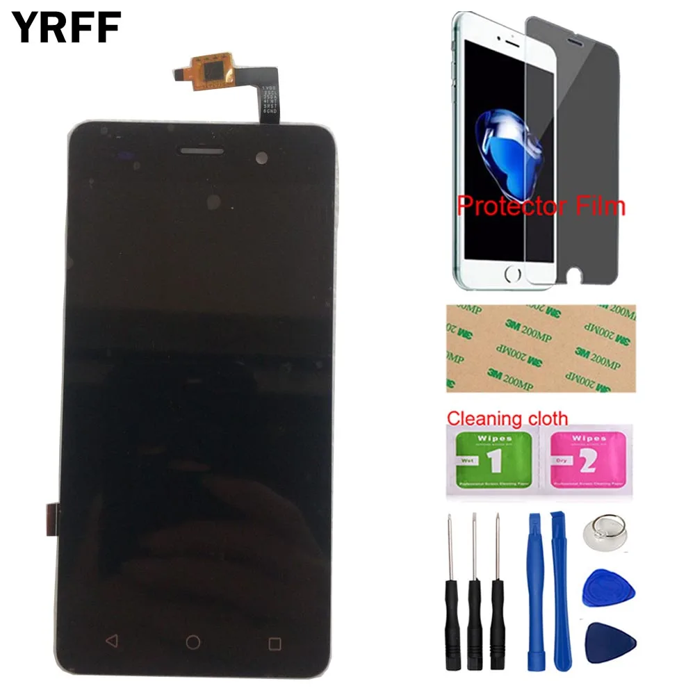 Billige LCD Display Touch Screen Für BQ BQS Strike 5020 LCD Display Touch Screen Panel Teile Für BQ BQS 5020 Strike Werkzeuge schutz Film