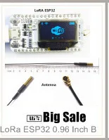 ESP32 Lora SX1278 0.96 дюймов синий OLED Дисплей Bluetooth WI-FI Lora комплект 32 модуль IOT развитию для Arduino w /Телевизионные антенны