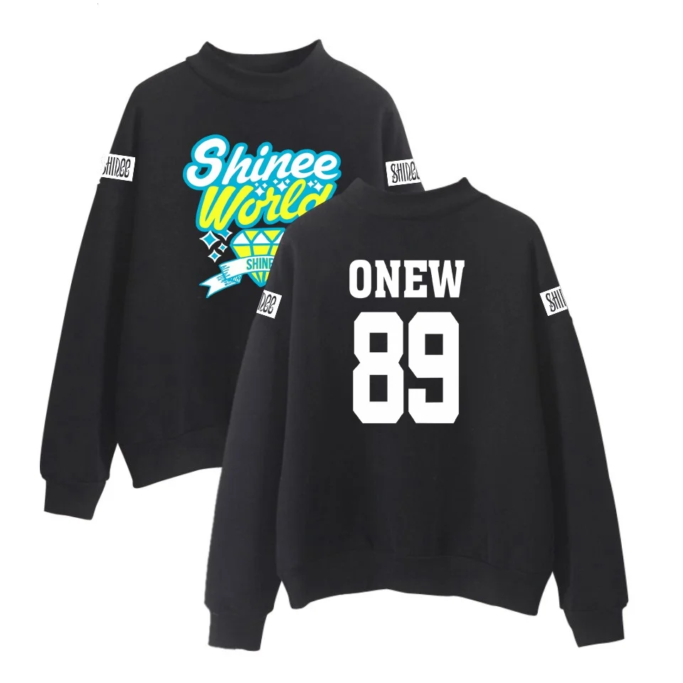 SHINee Kpop водолазки Толстовки свитшоты для женщин/мужчин корейский стиль Мода