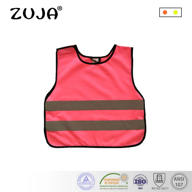 2 Colors Pink Green Kids Reflective Safety Vest Kids Hi-Vis Keep Safe 2 Colors Pink Green Kids Reflective Safety Vest Kids Hi-Vis Keep Safe