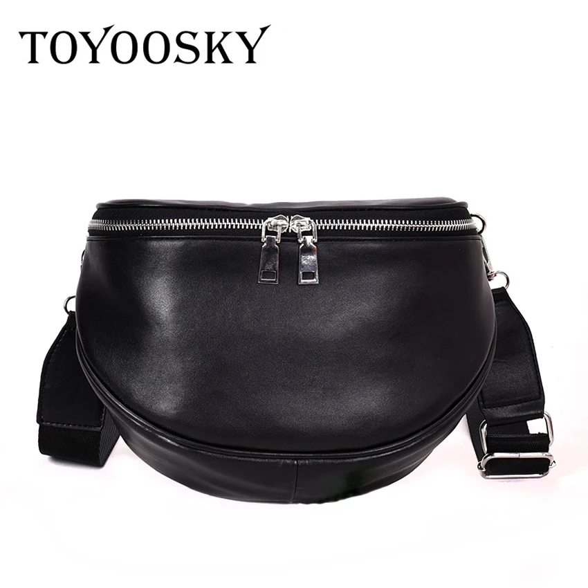 

TOYOOSKY Women Messenger Bag Famous Brand PU Leather Chest Bags For 2018 Casual Crossbody Bag High Quality Female Travel Bags