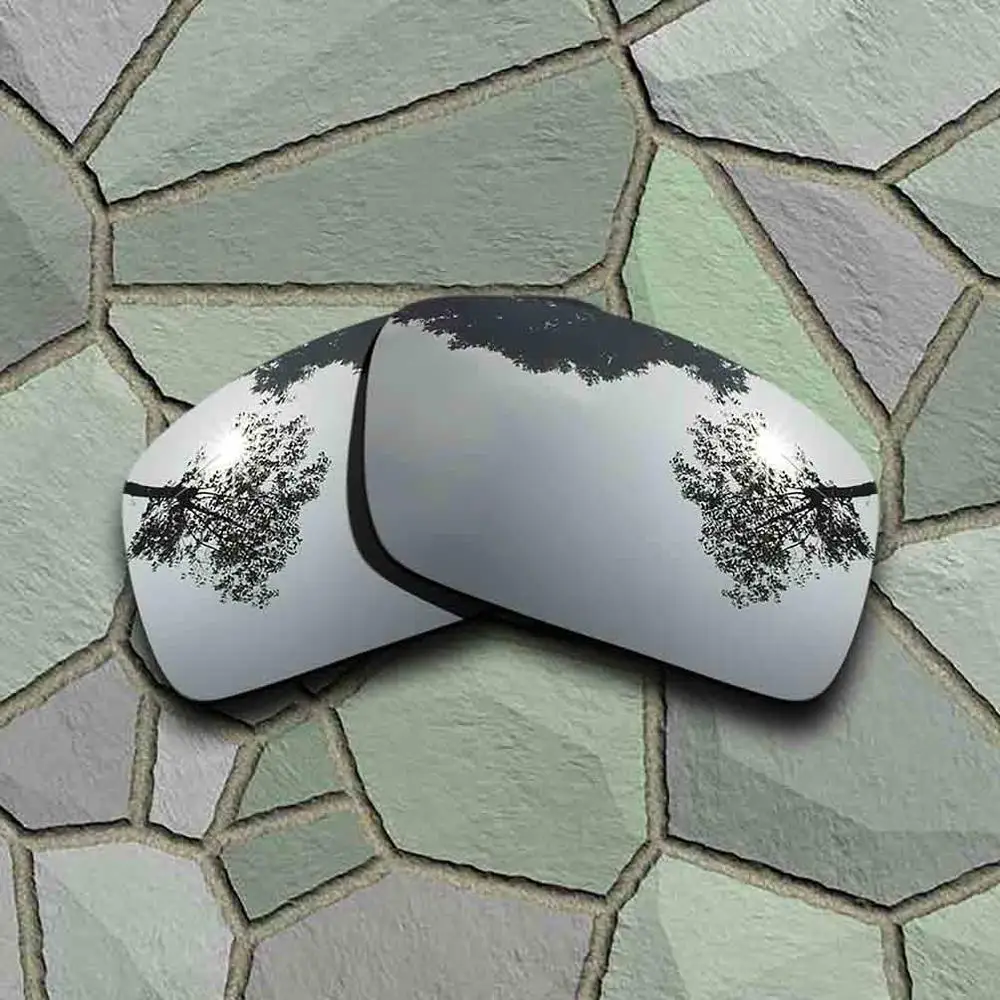 Солнцезащитные очки поляризованные Сменные линзы для Oil Drum Oakley - Цвет линз: Chrome-Chrome