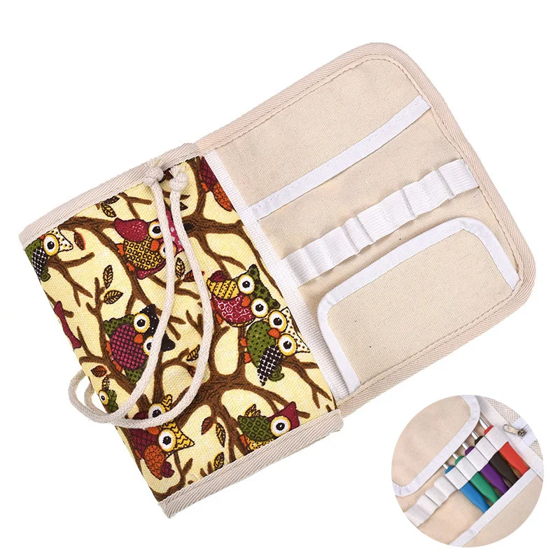 Looen-Owl-Style-Storage-Bag-Crochet-Hook-Pouch-Knitting-Kit-Case-Crochet-Needles-Scissors-Ruler-Sewing