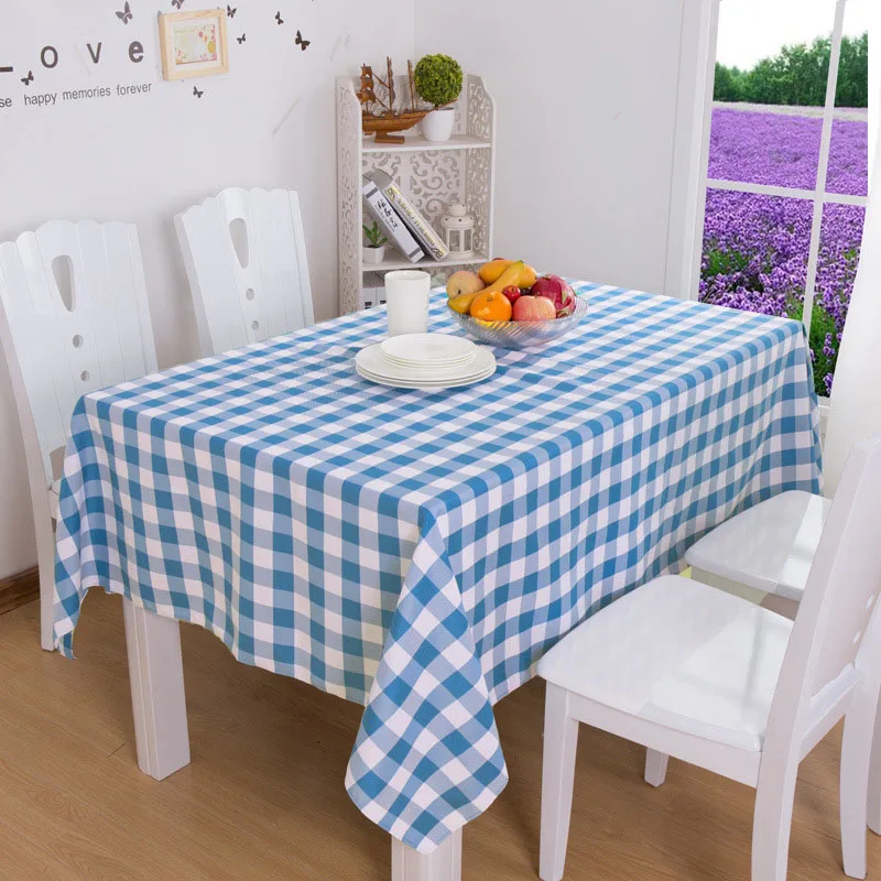  Plaid table cloth rectangular tablecloth for table modern home decorative dinning table cover red r