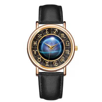 

New Design B-9071 Men Watches Man Relogios Masculino Montre Homme Leather Analog Quartz Clock Special Symbol Watch For Male