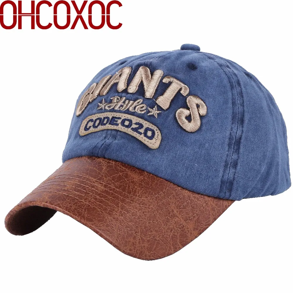 women men's casual baseball cap new design hats vintage Texture pu