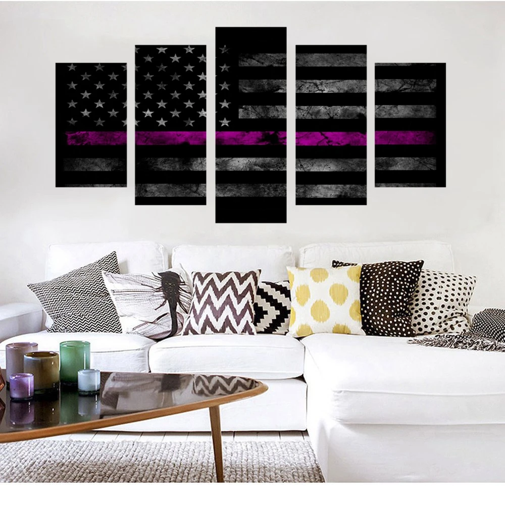 

American Wall Art Picture Flag Artwork Canvas Print Paintings for Living Room Wall Decor Office Home Decor Drop Shipping Custom
