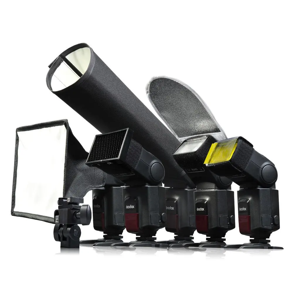 Godox sa k6 6 в 1 фотографии Speedlite Интимные аксессуары комплект Софтбоксы для флэш Цвет