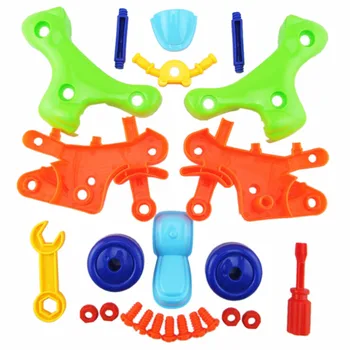 

Disassembling Motorcycle Building Blocks Children Assembled Model Tool clamp With Screwdriver Educational Toys DIY