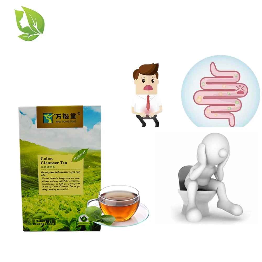

40 pcs/2 Packs Herbal Colon Cleanser Tea Slim for weight loss Promote digestion Laxative Detox Diet Tea Balance intestinal flora