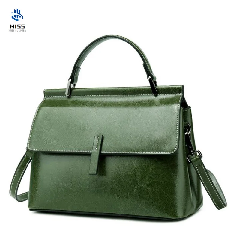 

Women's bag 2018 new leather handbags shoulder bag fashion Europe and the United States style leather handbag