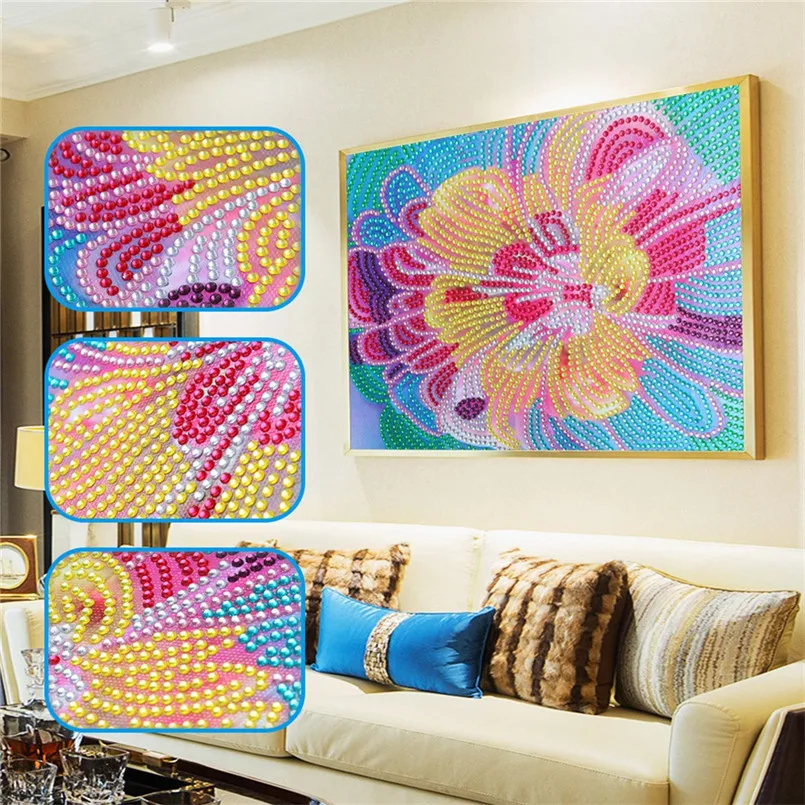 Special Shaped Diamond Painting DIY 5D Partial Drill Cross Stitch Kits Crystal Rhinestone Of Picture Serial Diamond #3A08 (39)