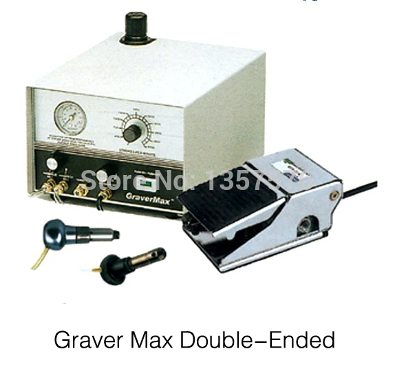 gold silver metal Graver Double Ended grave wax machine with handpiece