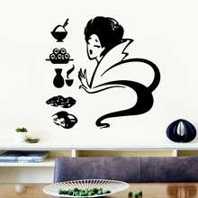 Free shipping sushi Removable Pvc Wall Stickers vinyl Stickers Decor Wall Decals