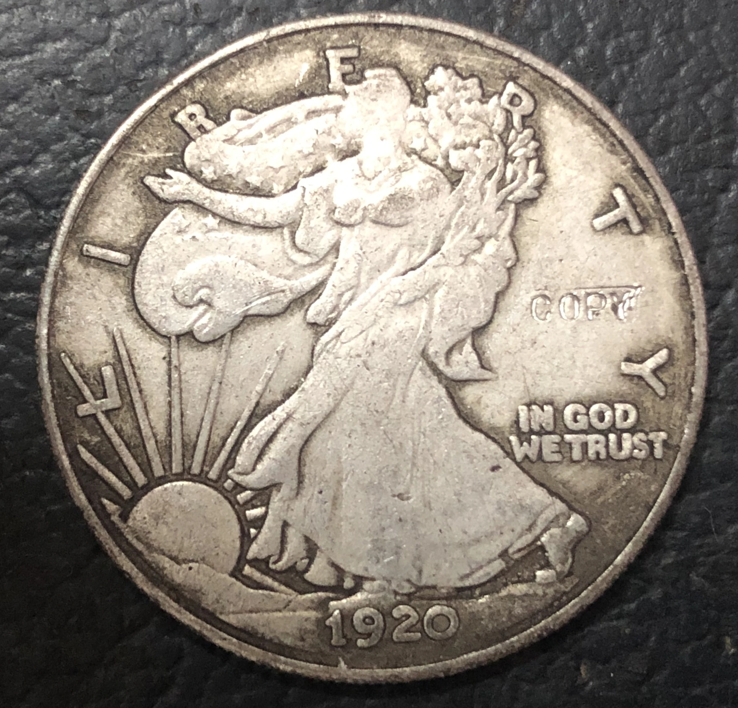 1920-d WALKING LIBERTY половина копия доллара | Дом и сад