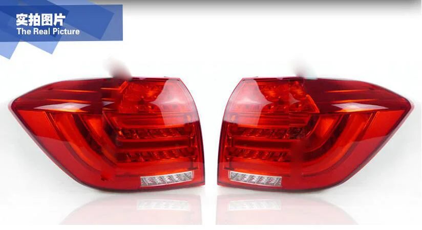 Highlander задний фонарь, 2012~ год, светодиодный,! vios, corolla, Hiace, tundra, sienna, yaris; Highlander задний фонарь - Цвет: Red color