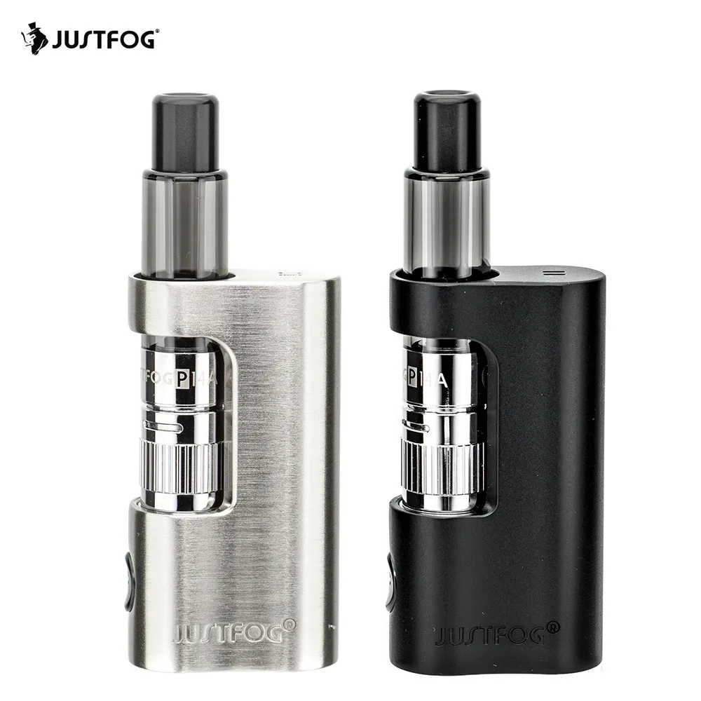 

Justfog P14A Compact Kit 1.9ML P14A Clearomizer 900mAh Built-in Compact Battery with Childproof System VS Q14 E Cigarette Kit