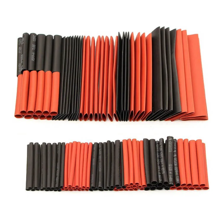 

127PCS 2:1 Heat Shrink Tubing Wire Cable Sleeving Wrap Electrical Connection Set