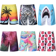 Новинка! Мужские плавки с цветочным принтом, шорты для серфинга, пляжные спортивные шорты, штаны, размер s-xxl