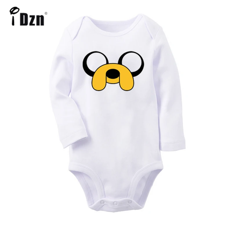 

Adventure Time with Finn and Jake The Ice King Jake Dog Design Newborn Baby Bodysuit Toddler Long Sleeve Onsies Jumpsuit Clothes
