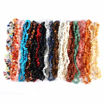 

Fashion 5 - 8 mm 18 Type d'ouvrage pierre Gravel Freeform bricolage Gems perles en vrac Strand 33" fabrication de bijoux