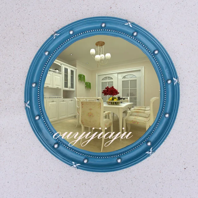 Large Decorative Cosmetic Antique Wall Bathroom Mirror With Large Decorative Cosmetic Antique Wall Bathroom Mirror With Frame Vintage Round Wedding Gift Living Room Home Decor