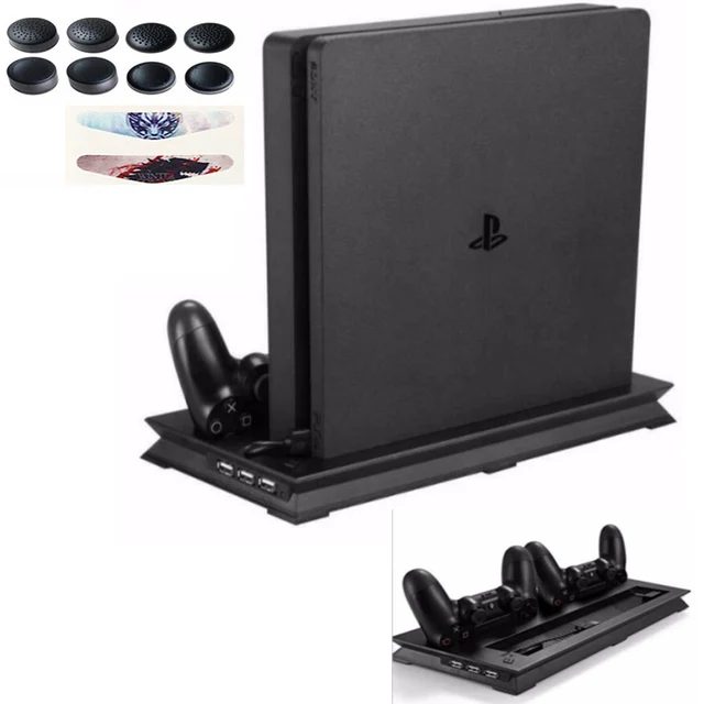 Best Offers PS4 Slim Vertical Stand Cooling Fan Cooler & Dual USB Charger Charging Dock 3 Extra HUB for Playstation 4 PS4 Slim Untral Slim Best Offers PS4 Slim Vertical Stand Cooling Fan Cooler & Dual USB Charger Charging Dock 3 Extra HUB for Playstation 4 PS4 Slim Untral Slim