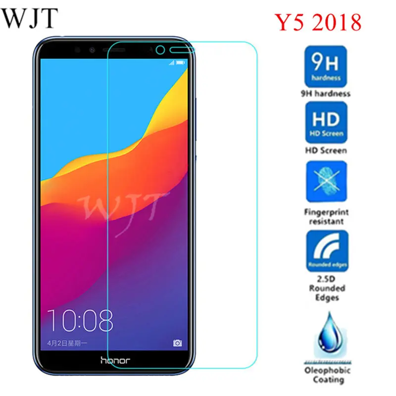 Защитное стекло закаленное для Huawei Honor 7A Y6 2018 pro Y5 5 7 45 дюймов|Защитные стёкла и