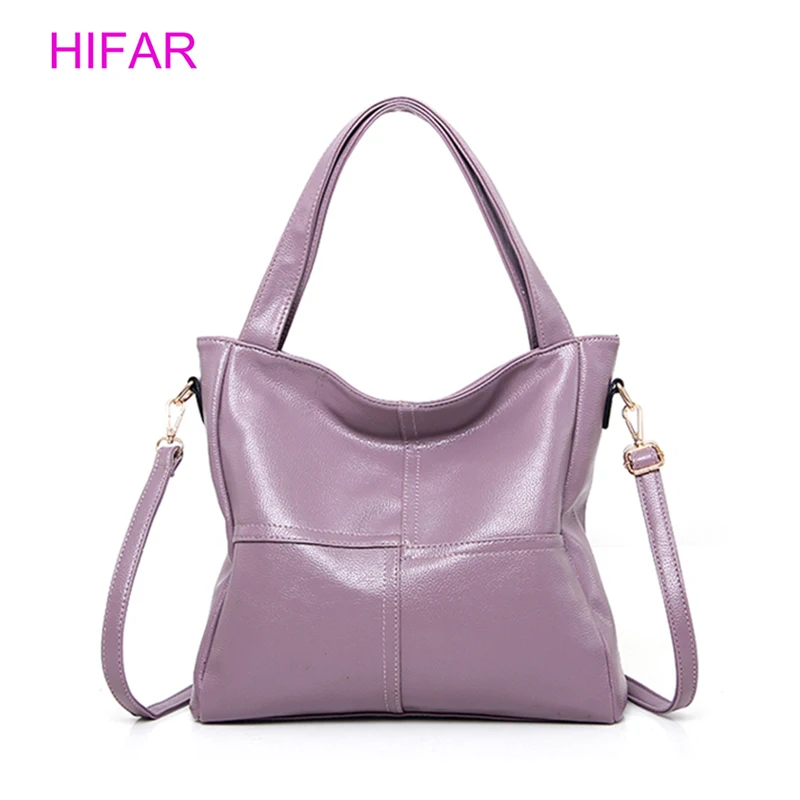 

HIFAR Women's Leather Handbags Designer Soft Shoulder Bags For Women Messenger Bags Crossbody BagsTop-Handle Bags Bolsa 2018