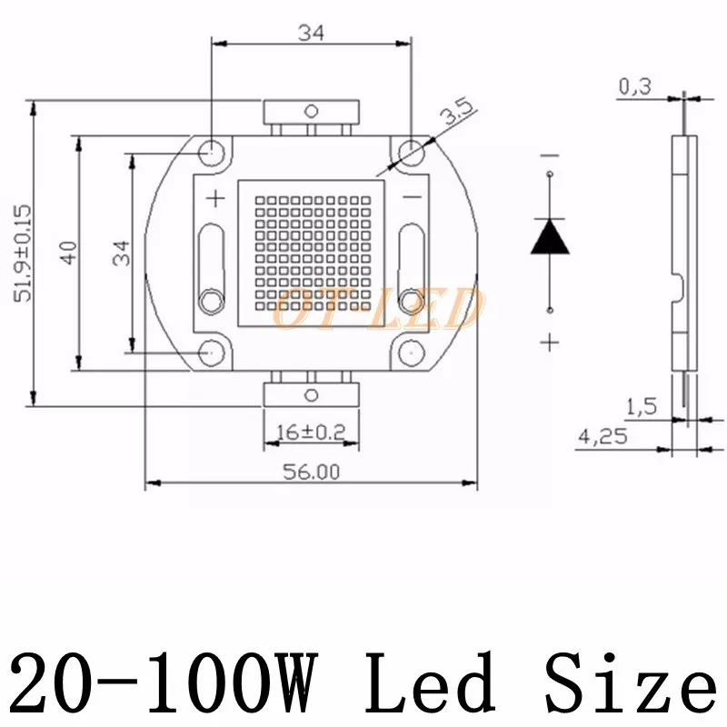 100W