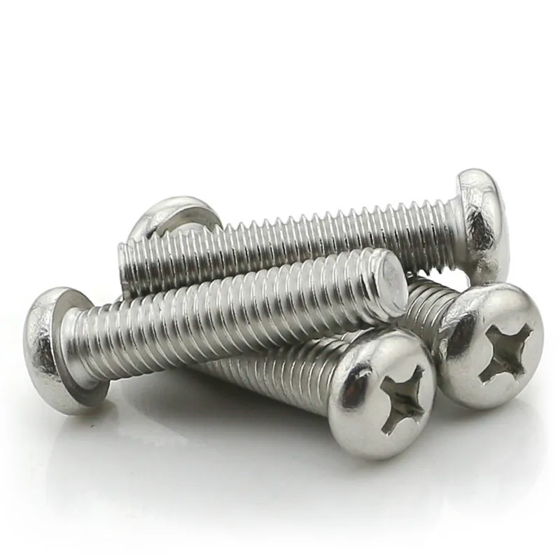 20PCS M3.5*6/8/10/12/14...50 GB818 низкая цена 304 Винты с круглой головкой из нержавеющей