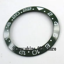 39.8 мм керамические зеленый оливковый декоративную вставку для 43 мм Submariner GMT мужские часы B099